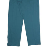 Mens Joggers Blue Cotton Blend M W32 L31 Comfort Fit Plain Zip Pocket Casual