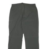 TREVOLUTION Mens Polyester Blend Grey Regular Fit Straight Leg Trousers W30 L28