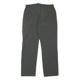 TREVOLUTION Mens Polyester Blend Grey Regular Fit Straight Leg Trousers W30 L28