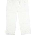DICKIES Mens Cotton White Relaxed Straight Trousers W32 L30 Workwear Utility