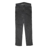 LEVI'S Line 8 Mens Slim Black Denim Jeans W30 L33 Zip Closure Stylish Fit