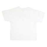 PRO EDGE Mens White Hoosiers Graphic T-Shirt XL Short Sleeve Crew Neck Sports