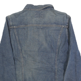 NAUTICA Girls Blue Denim Jacket XL Cotton Button Closure Plain Stylish