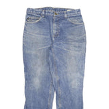 CARHARTT Mens Regular Blue Denim Light Jeans W34 L32 Reflective Tape Workwear