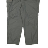 SUNWAY Mens Polyester Blend Grey Regular Zip Trousers W42 L26 Cargo Pocket
