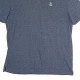 TOMMY HILFIGER Mens Blue Short Sleeve Polo Shirt XL Cotton Classic Casual