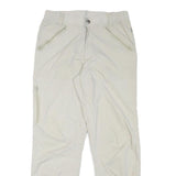 SWITCHER Mens Regular Beige Polyester Blend Zip Trousers W28 L29 Outdoor Casual