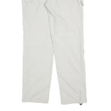 SCHOFFEL Womens White Regular Straight Trousers W32 L32 Outdoor Zip Pocket