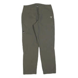 JACK WOLFSKIN Womens Polyester Blend Regular Fit Green Trousers W30 L30 Outdoor