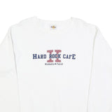 HARD ROCK CAFE Mens White Niagara Falls Crew Neck L Cotton Blend Sweatshirt
