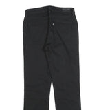 LEVI'S Womens Regular Black Denim Jeans W28 L30 Classic Fit Zip Closure