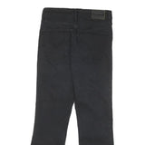 LEVI'S Womens Black Regular Flared Denim Jeans W27 L24 Zip Cotton Blend