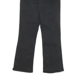 LEVI'S Womens Black Regular Flared Denim Jeans W27 L24 Zip Cotton Blend