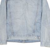 LEVI'S Mens Blue Denim Button Jacket M Cotton Classic Casual Retro Fit
