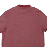 CALVIN KLEIN Mens Red Polo Shirt 2XL Cotton Blend Short Sleeve Basic Collar