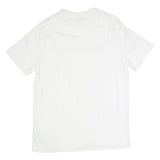 CHAMPION Mens White Cotton Graphic T-Shirt L Short Sleeve Crew Neck Logo