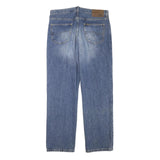 LEE Mens Regular Fit Blue Denim Light Wash Jeans W34 L30 Classic Cotton Blend