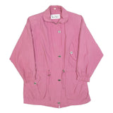 CHARLES VOGELE Womens Pink Jacket M Polyester Blend Plain Zip Long Sleeve