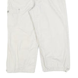 JEANSTAR Womens Shorts White Casual Cargo Cotton Blend M W32