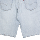 LEVI'S Mens Denim Blue Casual Shorts XL W38 Cotton Blend Classic Fit Pocketed
