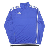 ADIDAS Mens Blue Crew Neck M Polyester Blend Sweatshirt Sports Athletic Training