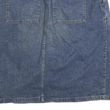 LAUREN RALPH LAUREN Womens Blue Denim Pencil Knee Length Cotton Blend Skirt M