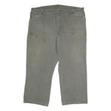 DICKIES Mens Cotton Grey Relaxed Straight Trousers W42 L26 Workwear Casual