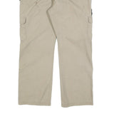 DICKIES Mens Beige Cotton Blend Regular Fit Straight Leg Trousers W36 L30