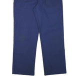 PENTEX Mens Cotton Blend Blue Regular Fit Trousers W38 L32 Button Closure