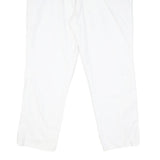 POLO RALPH LAUREN Mens White Regular Fit Straight Cotton Blend Trousers W38 L28