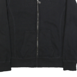 FILA Womens Black Zip Jacket XL Cotton Blend Plain Casual Sportswear