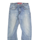 DICKIES Mens Regular Fit Straight Leg Denim Light Blue Cotton Blend Jeans W28