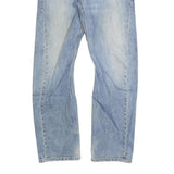 DICKIES Mens Regular Fit Straight Leg Denim Light Blue Cotton Blend Jeans W28