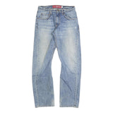 DICKIES Mens Regular Fit Straight Leg Denim Light Blue Cotton Blend Jeans W28