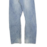 DICKIES Mens Regular Fit Straight Leg Denim Light Blue Cotton Blend Jeans W28