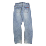 DICKIES Mens Regular Fit Straight Leg Denim Light Blue Cotton Blend Jeans W28
