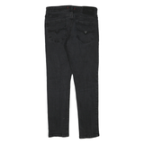 GUESS Womens Black Regular Skinny Denim Dark Zip W28 L28 Stylish Comfortable