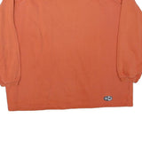 PLUS MINUS Mens Orange Crew Neck S Cotton Blend Casual Sweatshirt