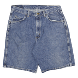 WRANGLER Mens Denim Blue Classic Fit Cotton Shorts XL W32 Casual Summer
