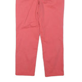 CALVIN KLEIN JEANS Womens Cotton Blend Coral Regular Straight Trousers W30 L25