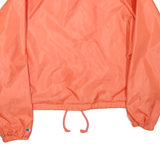 CHAMPION Womens Orange Button Jacket XL Polyester Blend Plain Sportswear