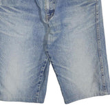 WRANGLER Womens Shorts Blue Denim L W36 Classic Cotton Blend Casual Summer