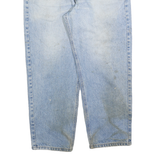 CARHARTT Mens Jeans Blue Relaxed Straight Denim Light W36 L28 Workwear Casual
