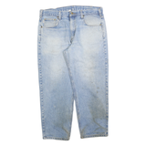 CARHARTT Mens Jeans Blue Relaxed Straight Denim Light W36 L28 Workwear Casual
