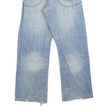 TAKE TWO Mens Jeans Blue Relaxed Straight Denim Light W30 L30 Casual Wear