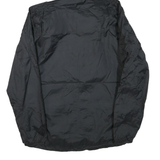 NIKE Mens Black Sports Logo Zip Jacket M Polyester Blend Lightweight Hooded