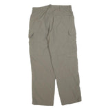 MERU Womens Regular Fit Beige Cargo Trousers W32 L30 Polyester Blend Zip