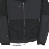THE NORTH FACE Mens Black & Black Jacket S Polyester Blend Fleece Zip Up Outdoor