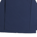 NIKE Womens Navy Blue Plain Jacket L Polyester Zip Casual Lightweight