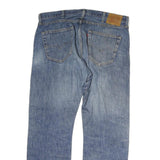 LEVI'S 501 Mens Jeans Blue Regular Straight Denim Medium W38 L30 Classic Button